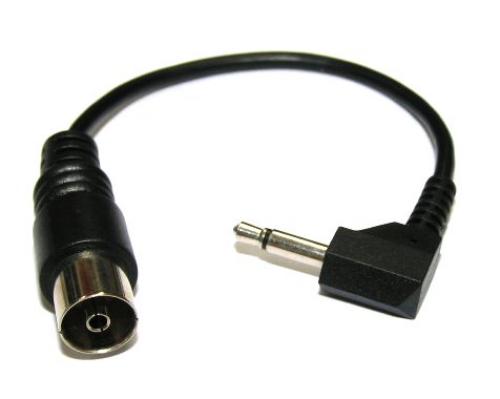3.5mm Mono Plug to PAL Jack Short Cable